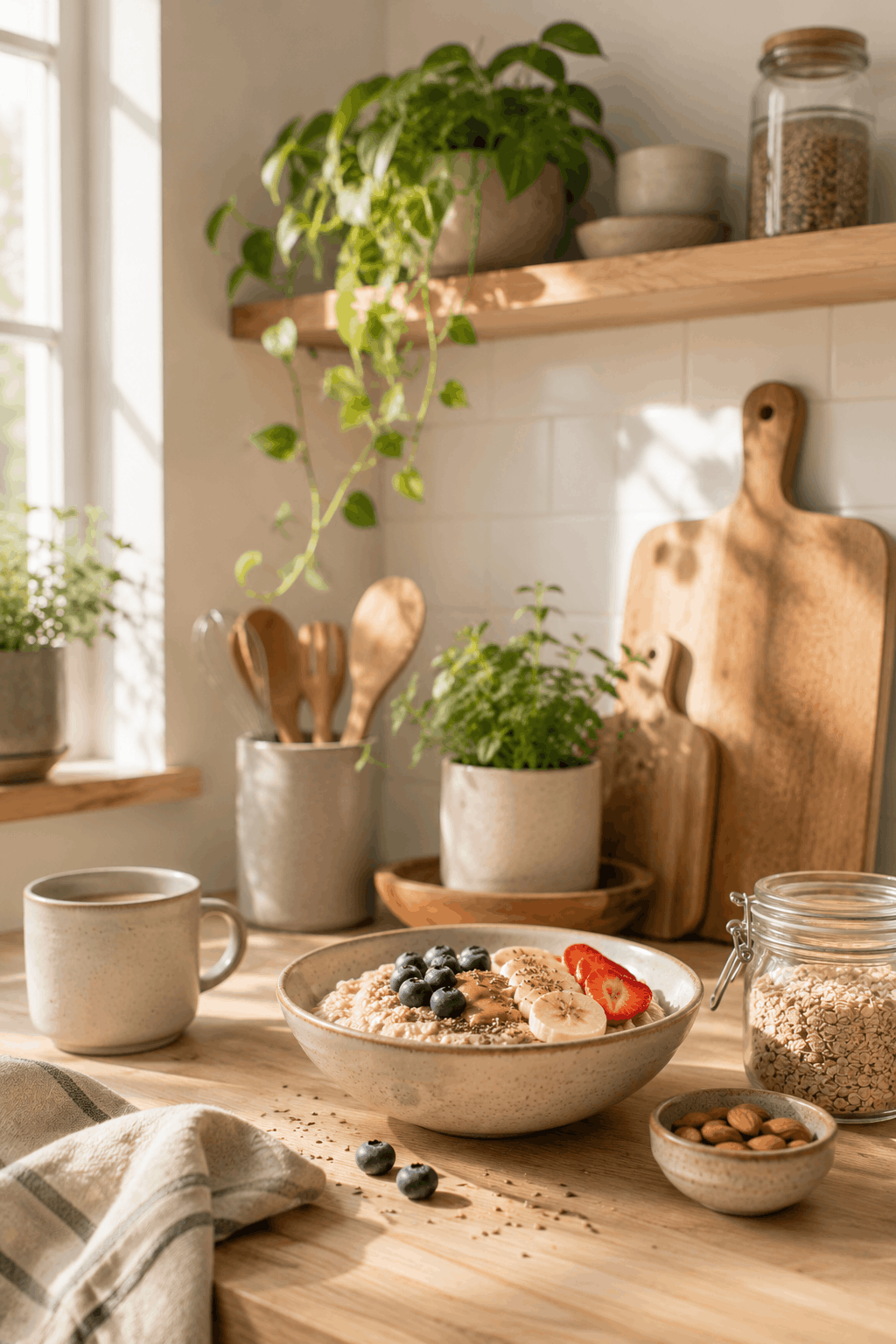 How We Eat — kitchen routine, morning light